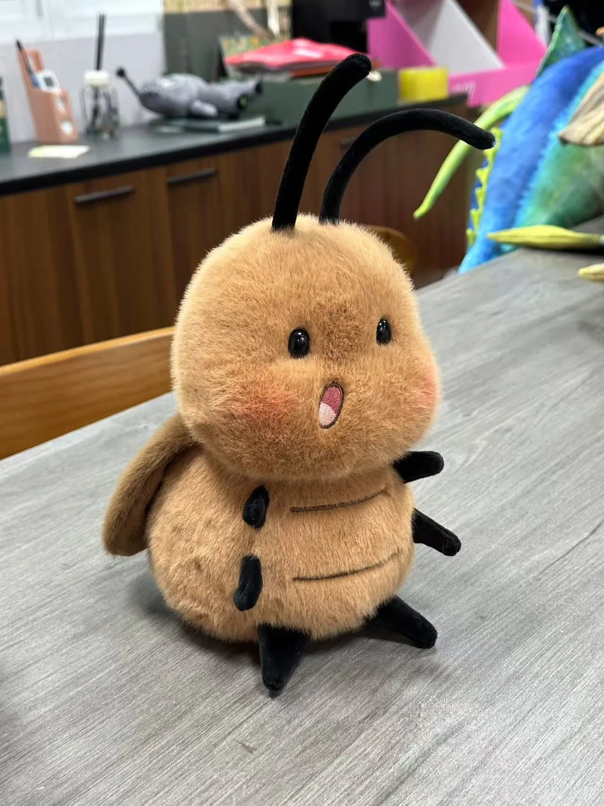 Cute-Double-Ponytail-Cockroach-Stuffed-Animal-4 - Cubforest