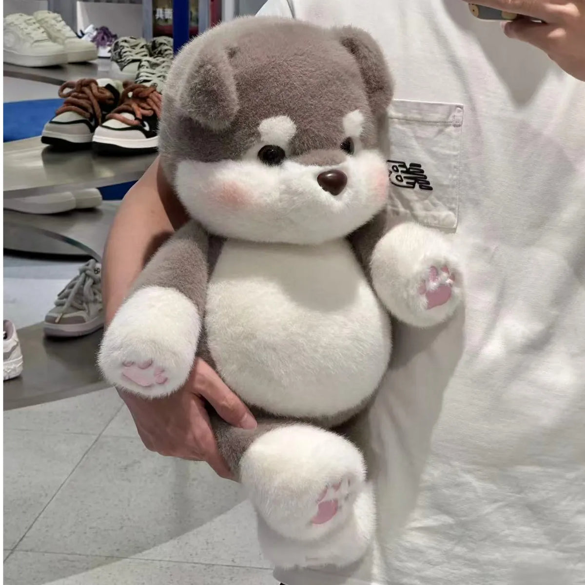 Cute-Running-Alaskan-Malamute-Stuffed-Animal-8 - Cubforest