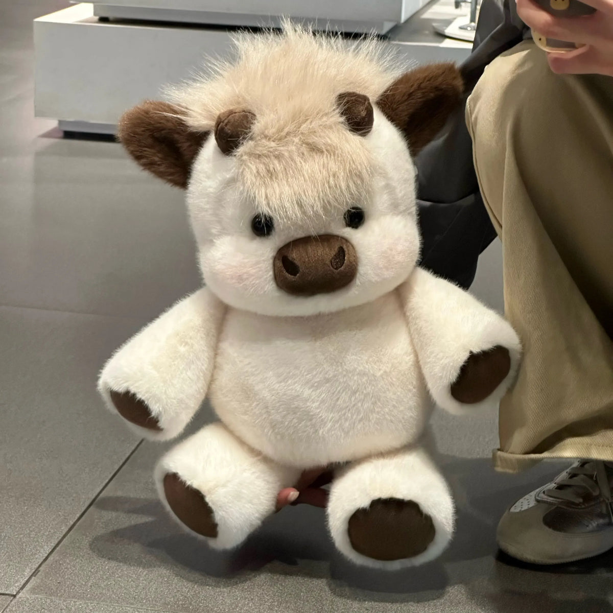 Cute-Running-Highland-Cow-Plush-Cream-Sandwich - Cubforest