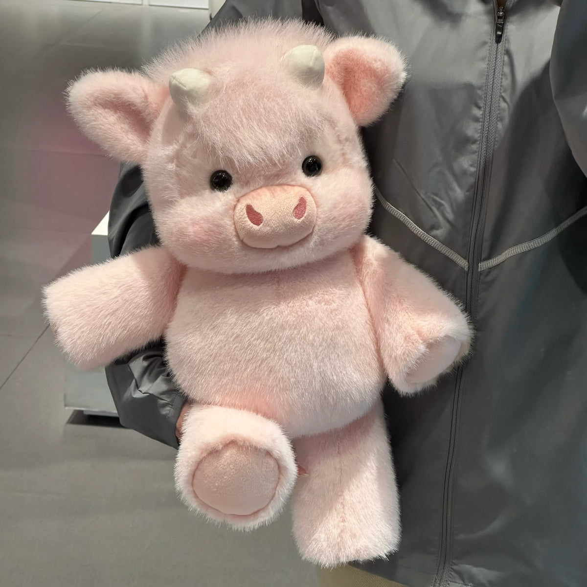 Cute-Running-Highland-Cow-Plush-Soft-Pink - Cubforest